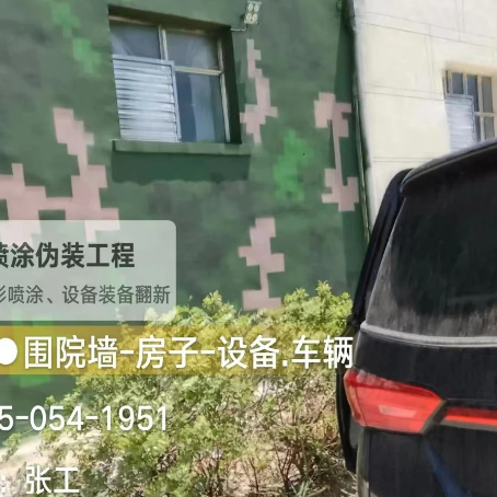 湘西数码迷彩漆施工